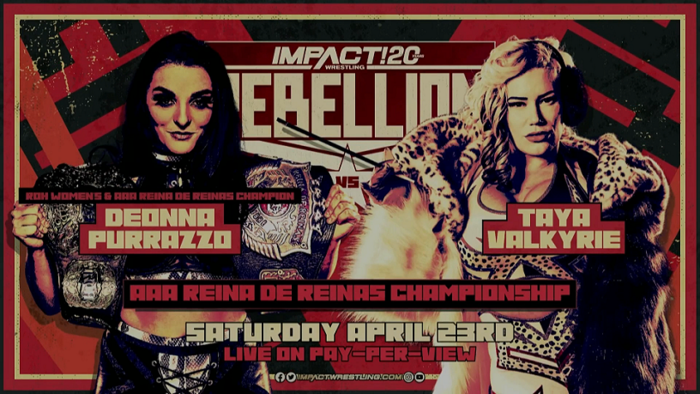 Тая Валькирия совершила возвращение в Impact Wrestling; Новый титульный матч анонсирован на Rebellion 2022