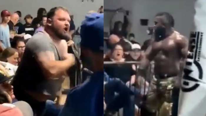Видео: Фанат напал на рестлера на инди-шоу IWE Pro-wrestling