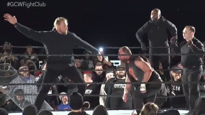 Видео: Звёзды AEW вмешались в Deathmatch титул против карьеры Джона Моксли и Ника Гейджа на GCW Fight Club Night One