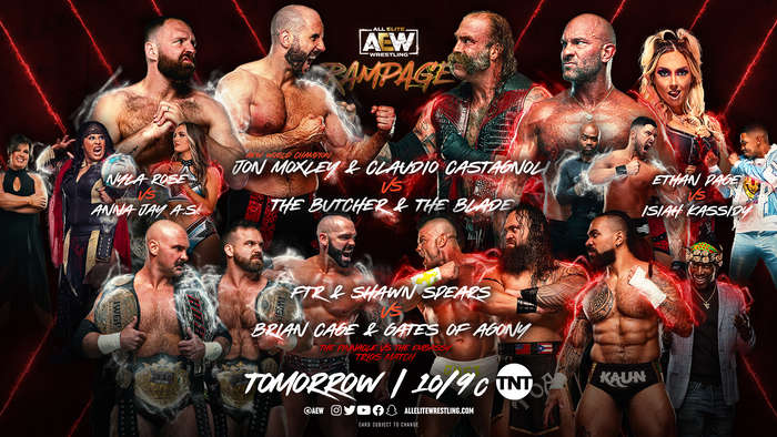 Спойлеры с записей эпизода Rampage за 14 октября; Бывшие звёзды Impact Wrestling/ROH дебютировали на шоу; Брошены вызовы для матчей