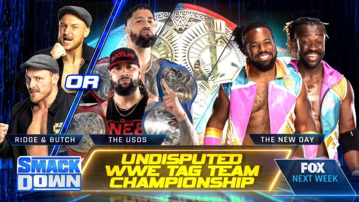 Титульный матч назначен на первый SmackDown после Crown Jewel; WWE вернули Сашу Бэнкс и Наоми на заставку к шоу и другое