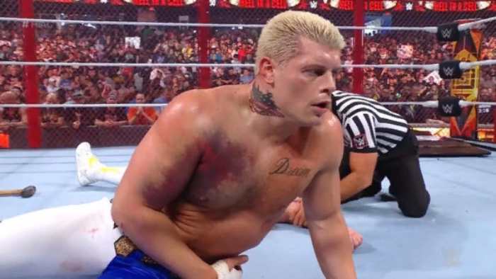 Коди Роудс признался, что его едва не вырвало на ринге во время матча на Hell in a Cell