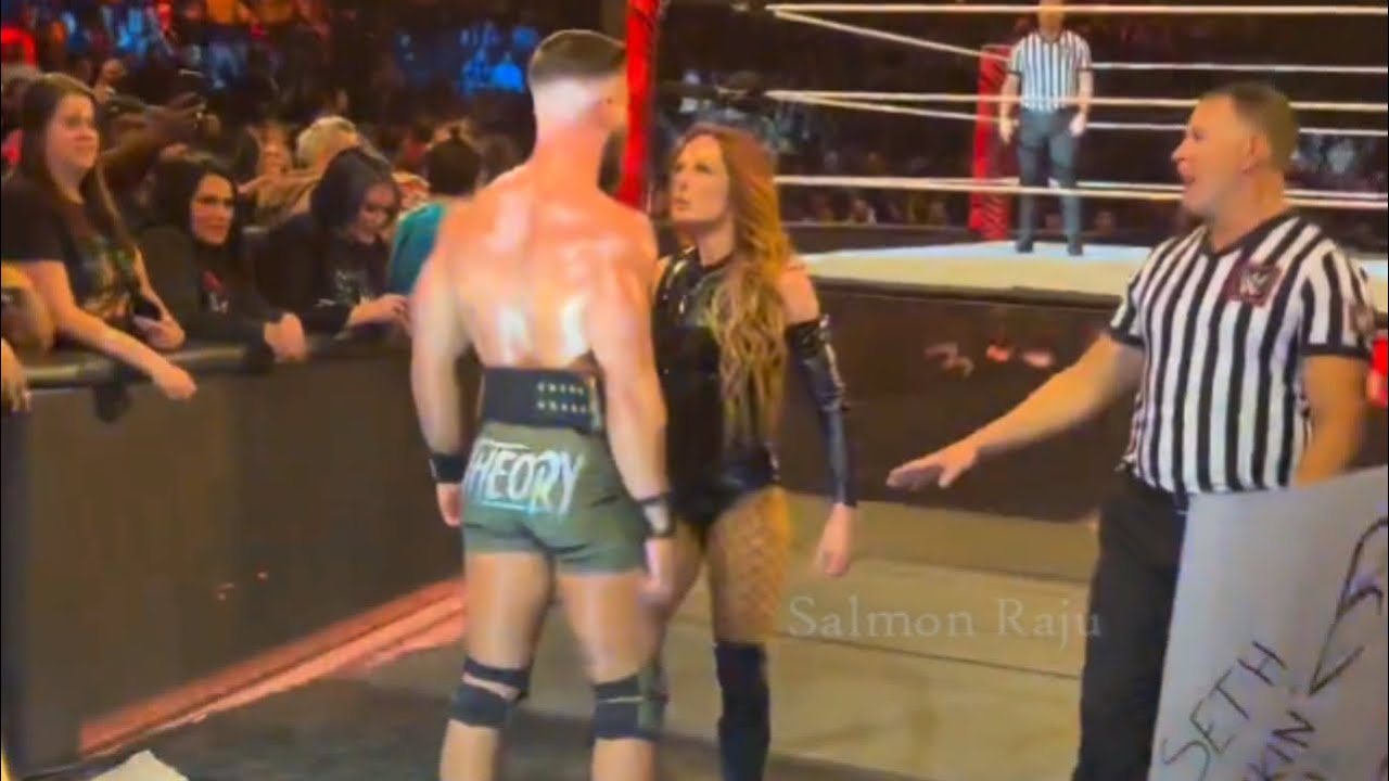 Видео: Бекки Линч подколола Остина Тиори после выхода Raw из эфира