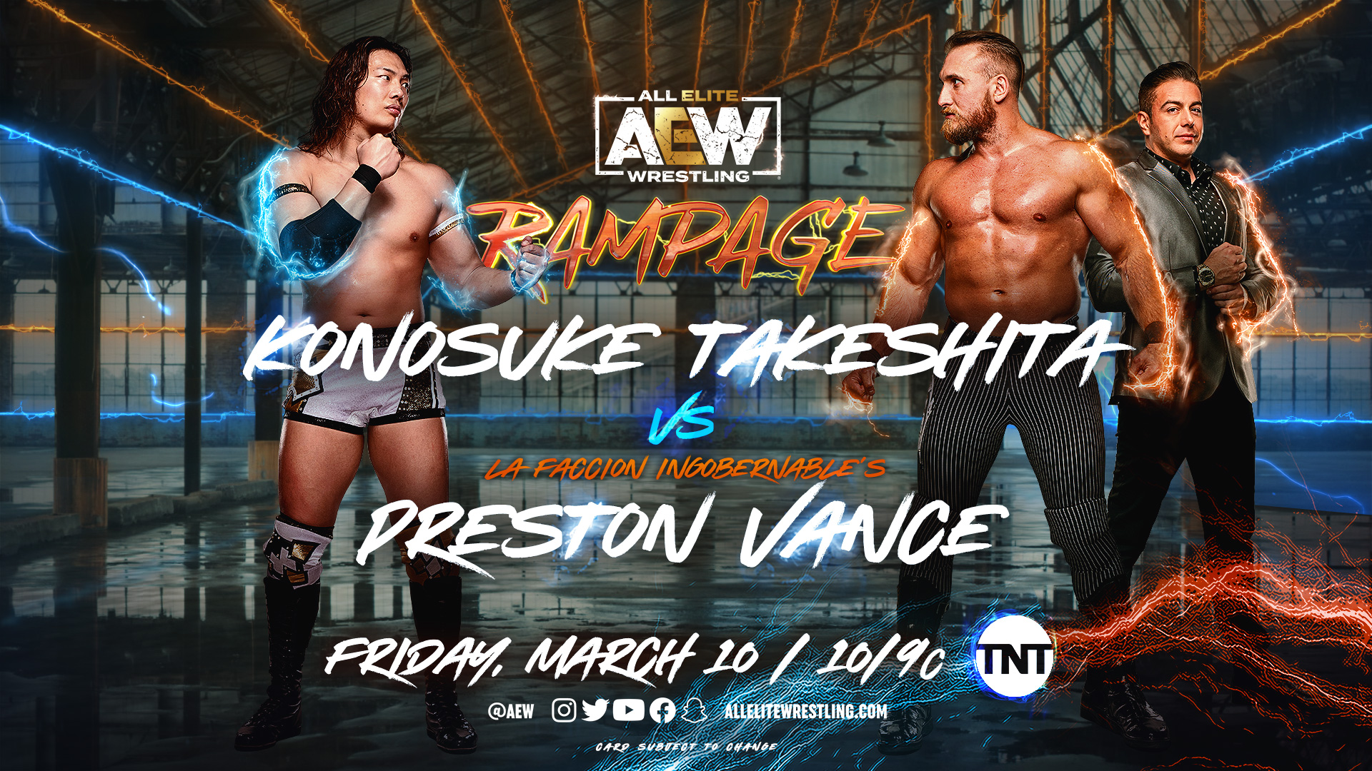Спойлеры с записей эпизода Rampage за 10 марта; Большой титульный матч назначен на ROH Supercard of Honor