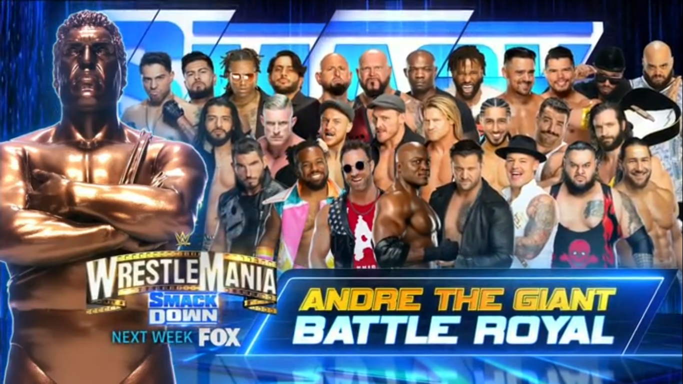 Роман Рейнс и Коди Роудс встретятся лицом к лицу на следующем SmackDown; Назначен баттл-роял имени Андре Гиганта и другое