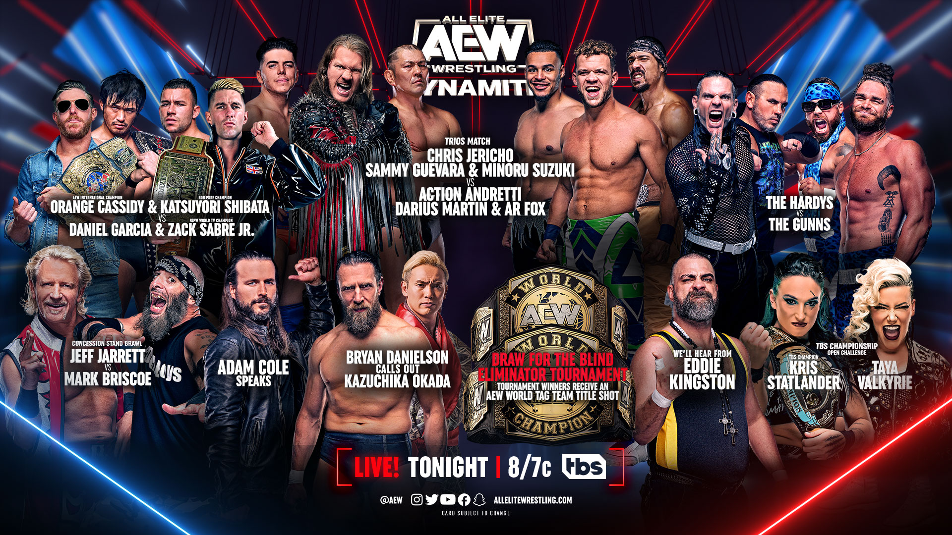 Бывший мировой чемпион AEW вернулся на Dynamite; Звёзды NJPW появились на шоу