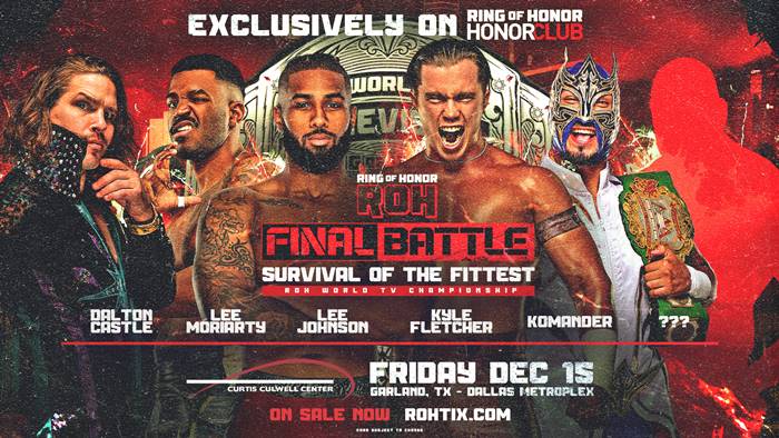 Определился новый телевизионный чемпион ROH на Final Battle; Возвращение произошло на PPV