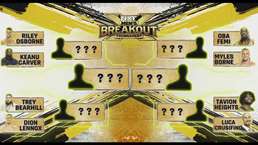 Результаты и исходы всех матчей мужского турнира NXT Breakout 2023
