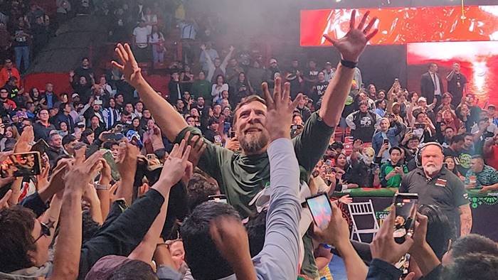 Видео: Брайан Дэниелсон принял участие в драке на записях ROH Global Wars Mexico 2025