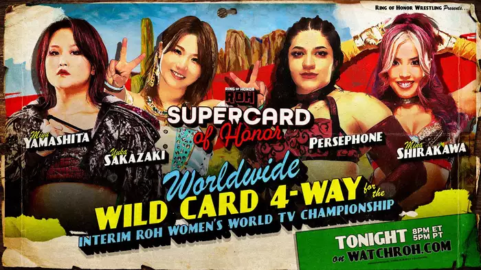 Определилась временная ТВ чемпионка ROH на Supercard of Honor 2025; Появление произошло на PPV и другое