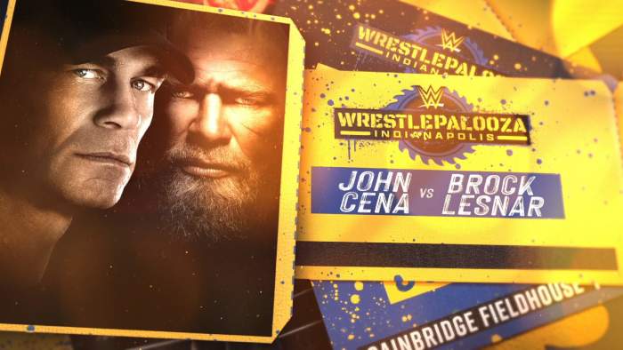 Джон Сина и Брок Леснар откроют своим матчем WrestlePalooza