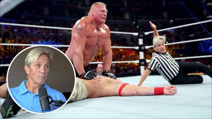 Что делают рефери WWE, когда рестлер не вырывается из удержания?