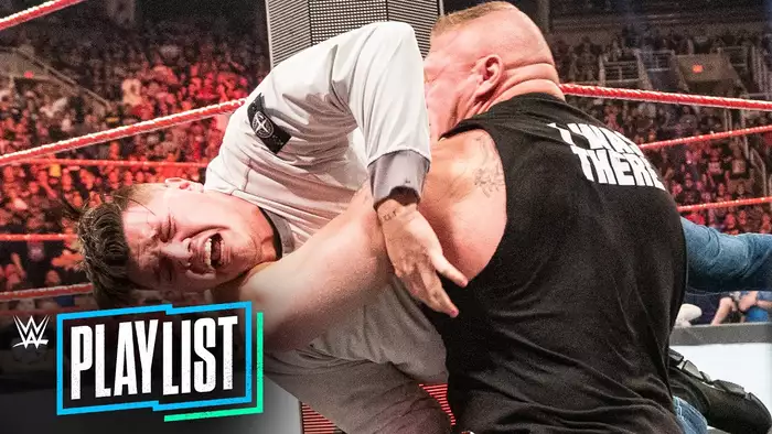 Плейлист: Брок Леснар нападает на случайных людей в WWE
