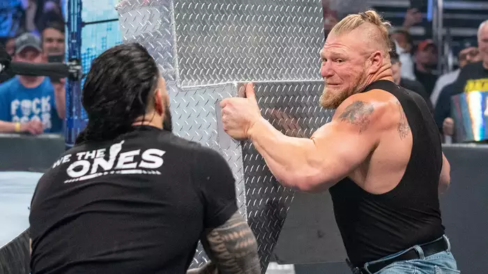 Плейлист: Самые безумные драки Романа Рейнса и Брока Леснара