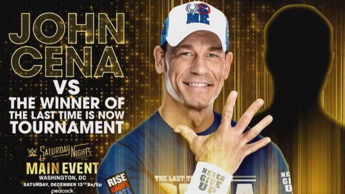 Джон Сина узнал своего соперника в прощальном матче на Saturday Night's Main Event #42