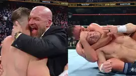 Реакция Трипл Эйч на концовку прощального матча Джона Сины; ...