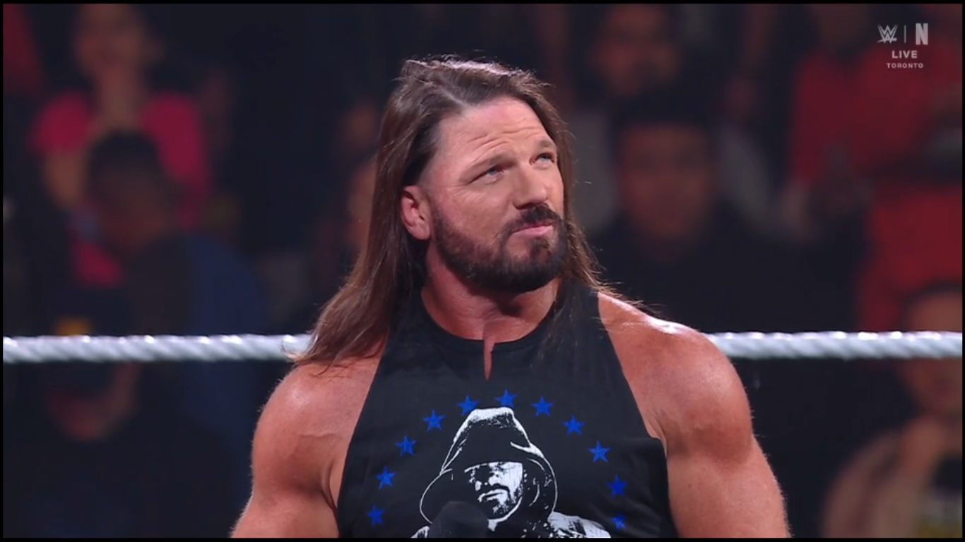 ЭйДжей Стайлз примет участие в матче на Raw, который может стать для него последним