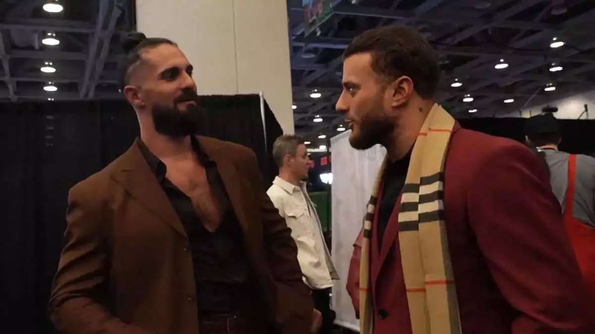 Видео: Сет Роллинс и MJF встретились лицом к лицу