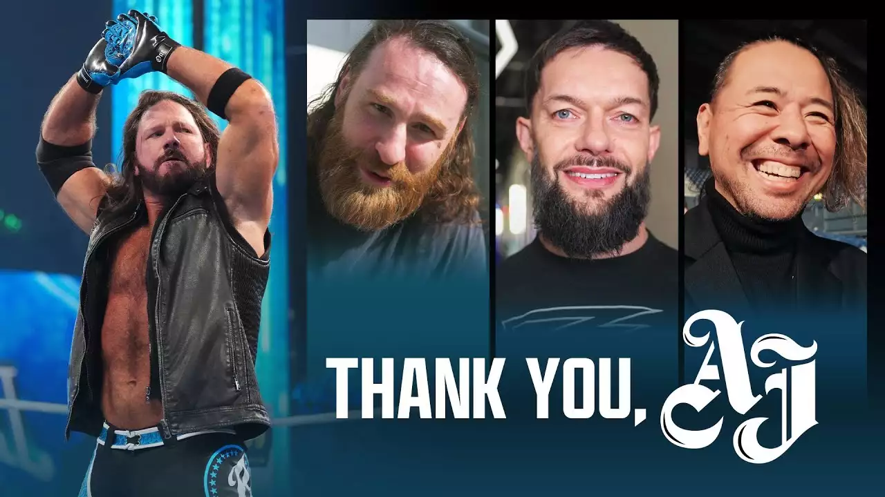 Роман Рейнс, Рэнди Ортон и другие провели ЭйДжей Стайлза на пенсию в новом видео WWE