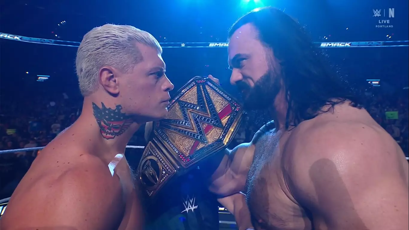 Чем закончился матч Дрю Макинтайра и Коди Роудса за неоспоримое чемпионство WWE на SmackDown 6 марта?
