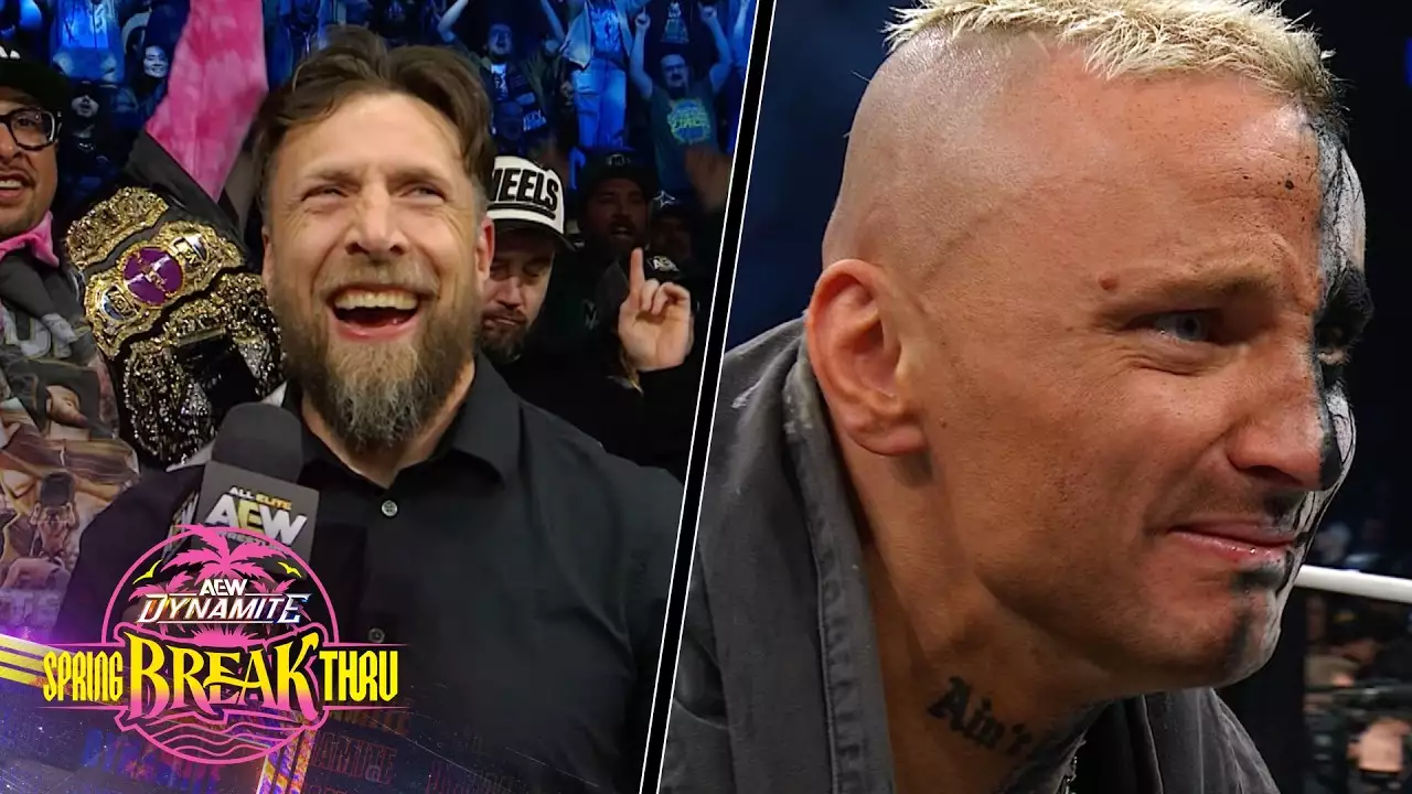 Чем закончился матч MJF и Дарби Аллина за мировое чемпионство AEW на Spring BreakThru 2026?