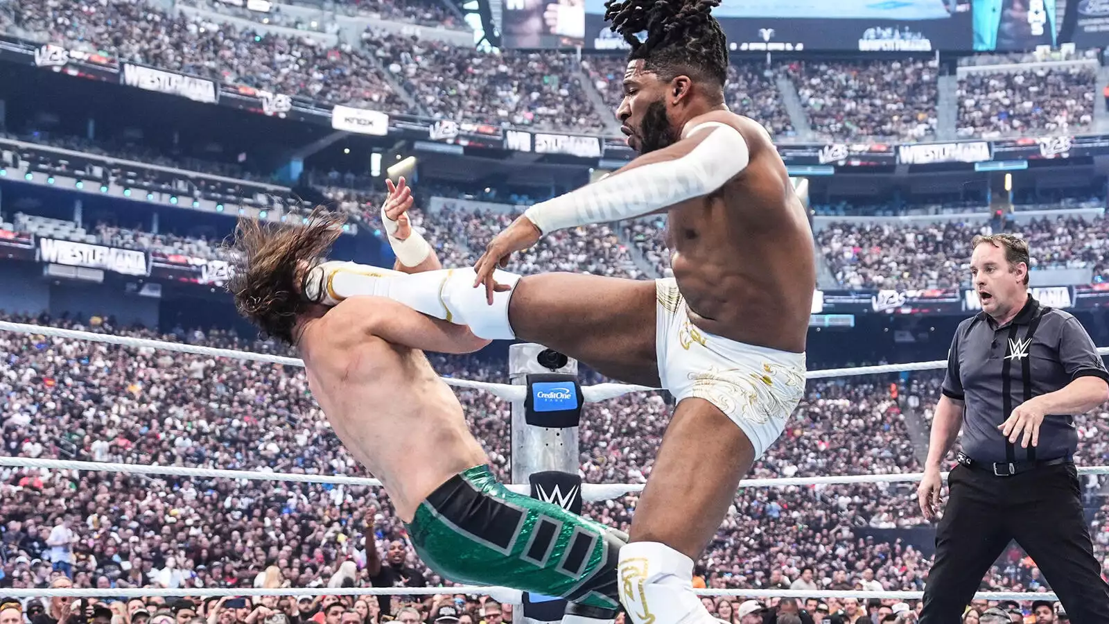 Чем закончился матч Сэми Зейна и Трика Уильямса за чемпионство США на WrestleMania 42?