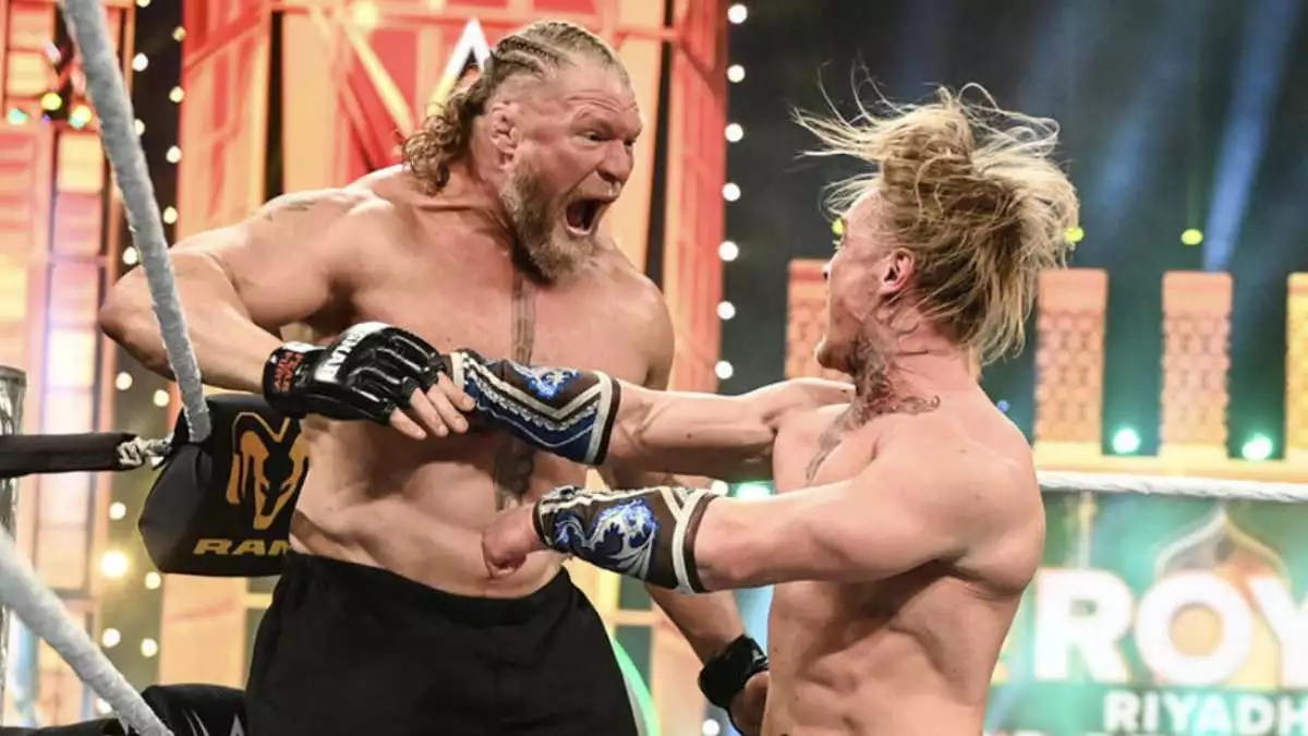 Илья Драгунов прокомментировал реакцию Брока Леснара на его чопы во время Royal Rumble