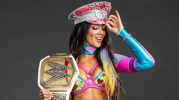 Первая фотосессия Челси Грин в качестве временной чемпионки женщин WWE (8 фото)