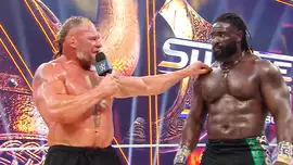 Оба Феми пришел поблагодарить Брока Леснара после SummerSlam...