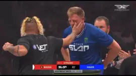 Джейк Хагер получил травму на турнире по пощёчинам Power Sla...