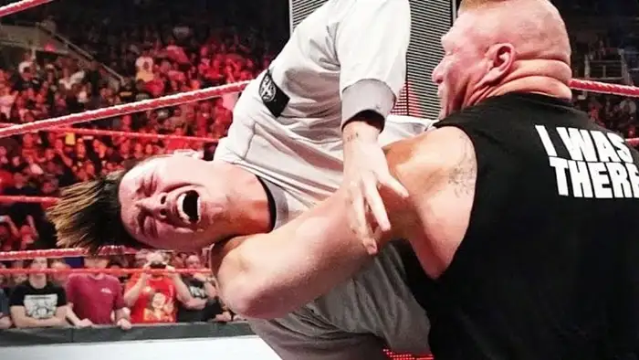 Доминик Мистерио не знал, что его изобьёт Брок Леснар на Raw в 2019 году