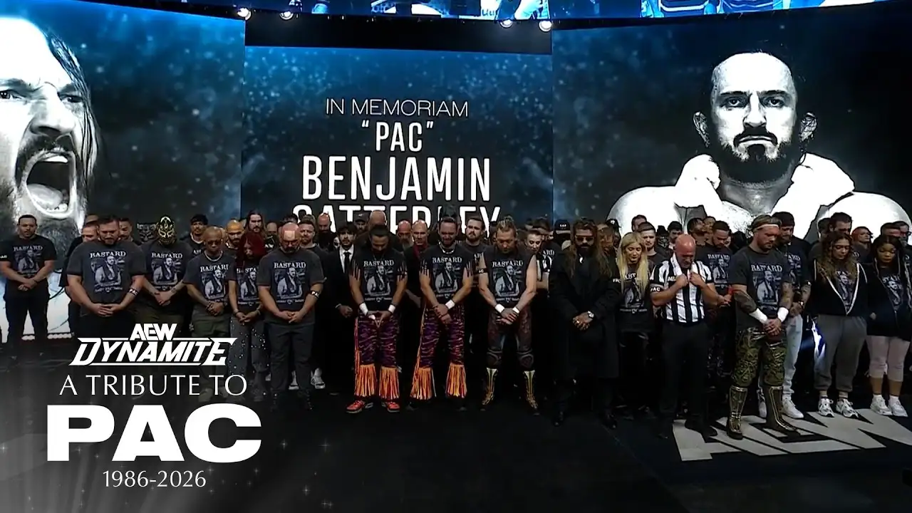 AEW в открытии Dynamite в Питтсбурге почтили память Пака; Появление произошло на Dynamite