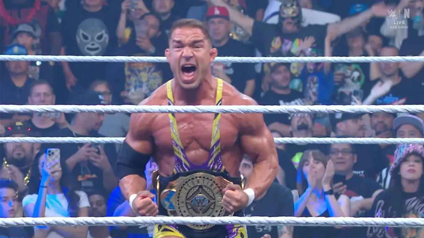 Чед Гейбл защищал Интерконтинентальное чемпионство на Raw в Сан-Диего