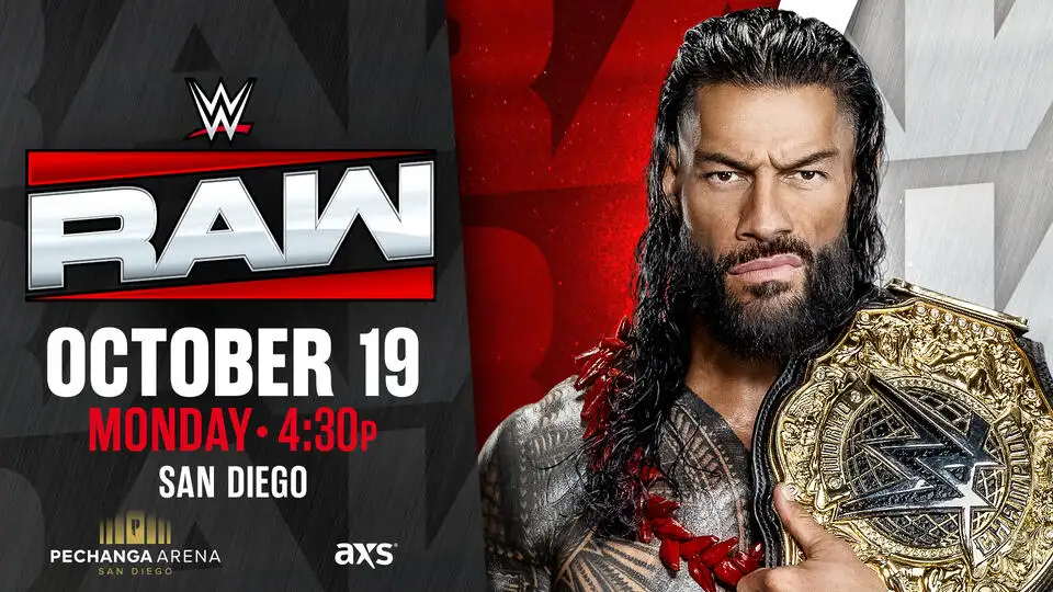 Превью к WWE Monday Night Raw 19.10.2026