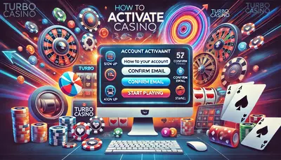 Как в Turbo Casino активировать аккаунт для игры?