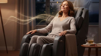 Как массажное кресло помогает при усталости и стрессе