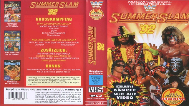 WWE SummerSlam 1992 (английская версия)