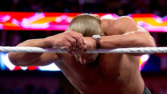 Подписание контракта Triple H и Brock Lesnar
