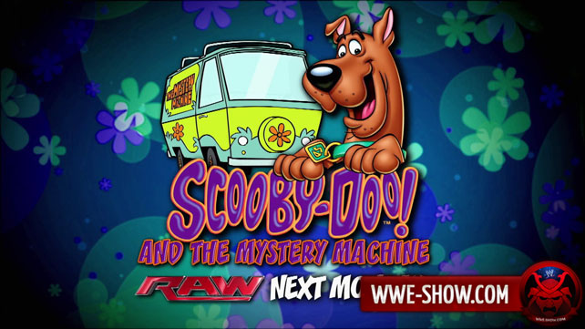 Scooby-Doo идет на следующее RAW!