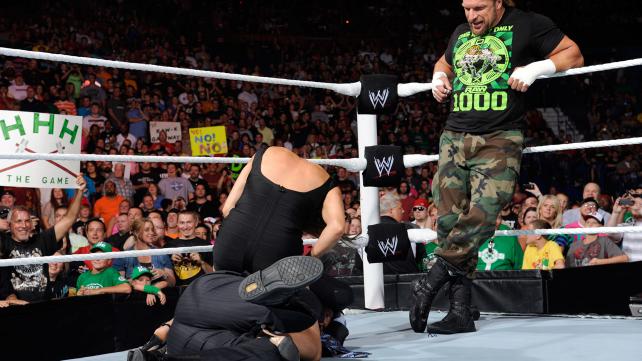 Brock Lensar vs. Triple H 1000 RAW