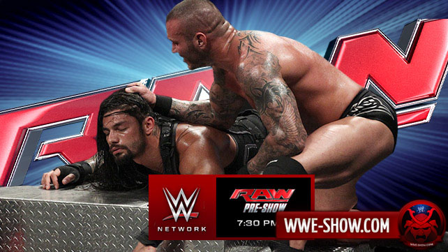 Превью к WWE Monday Night RAW 04.08.14