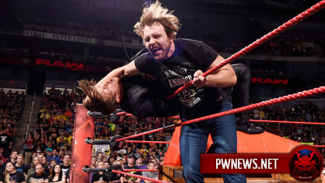 Дин Эмброуз провел матч после выхода Raw из эфира; Брок Леснар заявлен на следующее Raw