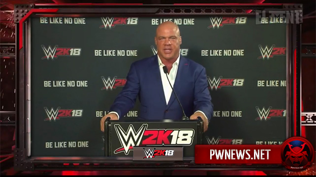 Курт Энгл на пресс конференции WWE2k18 нарушил золотое правило и назвал имя человека, которое нельзя произносить
