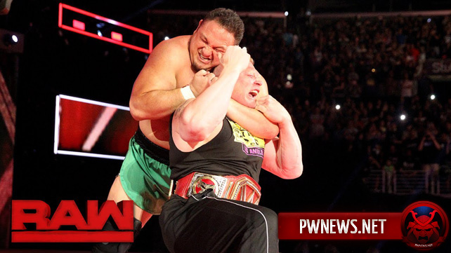 Как очередная встреча Брока Леснара и Самоа Джо повлияла на рейтинги Raw?