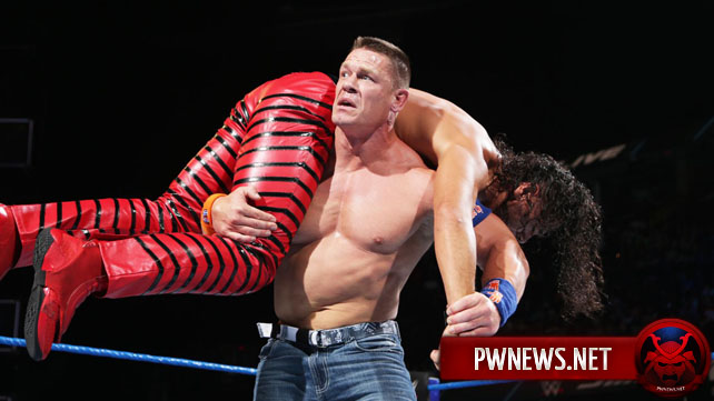WWE изменили концовку матча Джона Сины и Шинске Накамуре перед началом SmackDown Live? (спойлер)