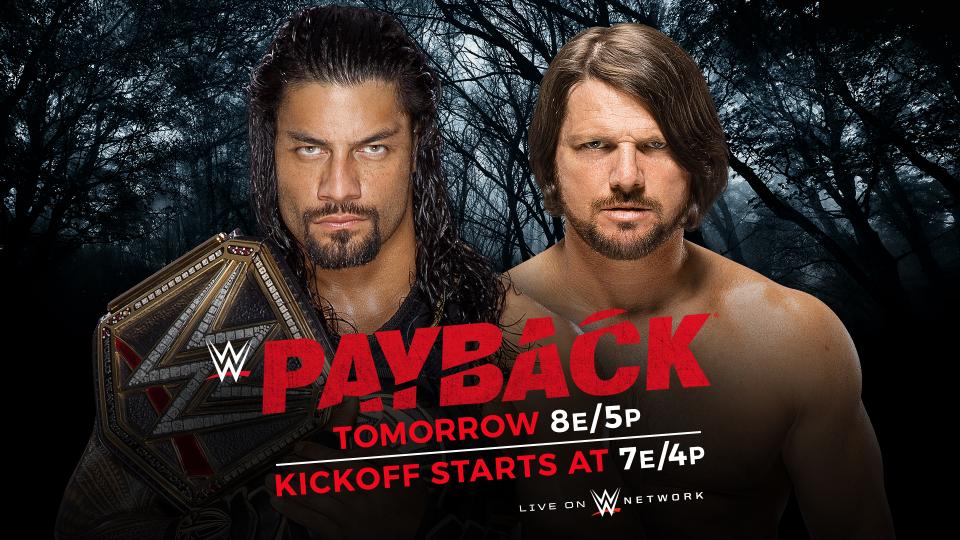 WWE Payback 2016 (русская версия от 545TV)