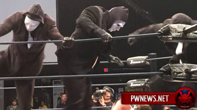 Группировка в масках дебютировала на записях TNA (фото)