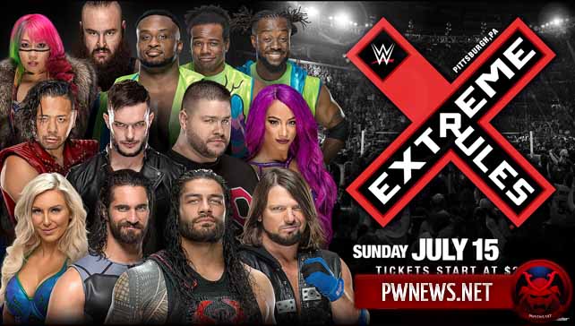 WWE рекламируют большой матч 3 на 3 в рамках главного матча на Extreme Rules 2018