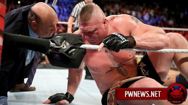 Брок Леснар, как сообщается, получил травму во время прямого эфира Survivor Series 2017