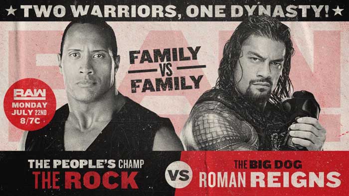 Raw Reunion: Роман Рейнс против Дуэйна Джонсона и еще шесть громких дрим-матчей по версии WWE